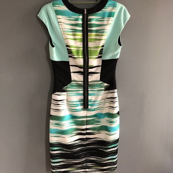 Maggy London Color Block Dress - Picture 3 of 4